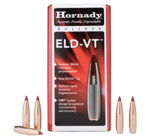 Hornady ELD-VT 22cal 62gr x100